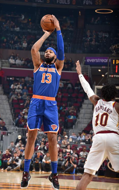 尼克斯客场以139-134险胜骑士 莫里斯26分兰德尔20+8勒夫33+13 尼克斯客场以139-134险胜骑士 莫里斯26分兰德尔20+8勒夫33+13