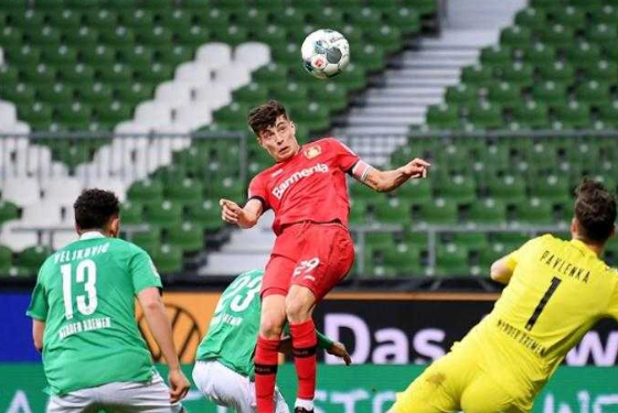 德甲- 勒沃库森4-1大胜不莱梅位居第五位 哈弗茨梅开二度 德甲- 勒沃库森4-1大胜不莱梅位居第五位 哈弗茨梅开二度