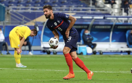 友谊赛-吉鲁2射1传格列兹曼远射 法国7-1乌克兰 友谊赛-吉鲁2射1传格列兹曼远射 法国7-1乌克兰