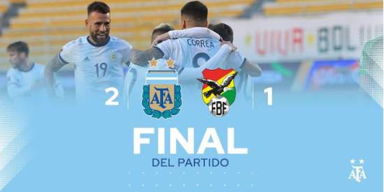 世预赛-劳塔罗破门科雷亚绝杀 阿根廷2-1逆转玻利维亚 世预赛-劳塔罗破门科雷亚绝杀 阿根廷2-1逆转玻利维亚