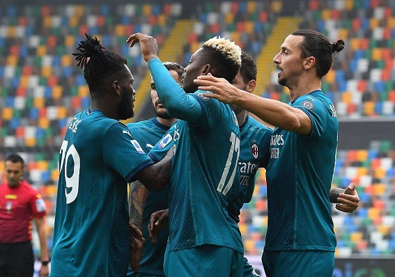 意甲-AC米兰2-1战胜乌迪内斯 伊布献传射+倒钩绝杀 意甲-AC米兰2-1战胜乌迪内斯 伊布献传射+倒钩绝杀