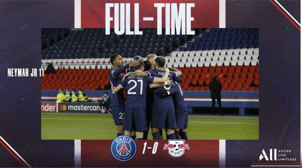 欧冠-迪马利亚造点内马尔点射建功 巴黎1-0莱比锡 欧冠-迪马利亚造点内马尔点射建功 巴黎1-0莱比锡