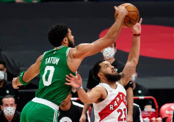 塔图姆连砍16分轰一波流 范弗利特35分猛龙114-126负绿军 塔图姆连砍16分轰一波流 范弗利特35分猛龙114-126负绿军