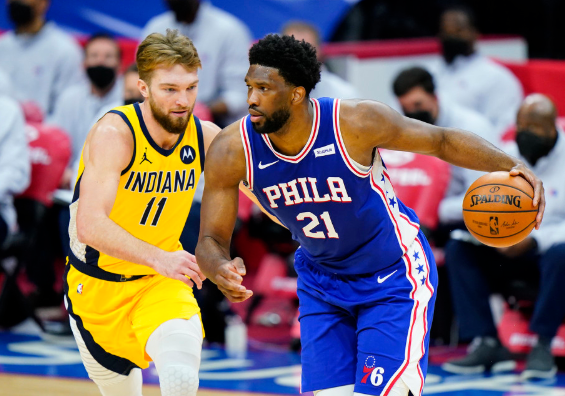 大帝24+13三节打卡 76人5人上双130-114送步行者四连败 大帝24+13三节打卡 76人5人上双130-114送步行者四连败