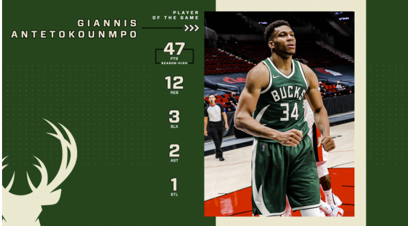 3日NBA纪录:字母哥历史级高效率 勇士惨败载入历史 3日NBA纪录:字母哥历史级高效率 勇士惨败载入历史