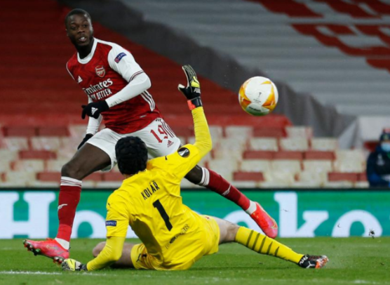 欧联杯-阿森纳遭绝平1-1斯拉维亚 佩佩破门拉卡泽特超级单刀不进 欧联杯-阿森纳遭绝平1-1斯拉维亚 佩佩破门拉卡泽特超级单刀不进