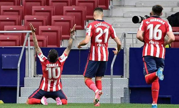 西甲-马竞2-0韦斯卡稳居榜首 略伦特助攻卡拉斯科破门 西甲-马竞2-0韦斯卡稳居榜首 略伦特助攻卡拉斯科破门