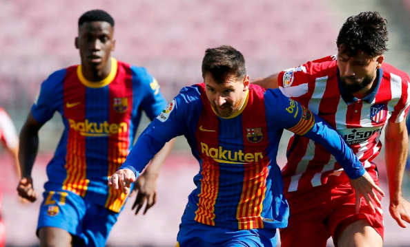 西甲-巴萨0-0马竞仍落后2分 梅西连过4人神仙球被扑 西甲-巴萨0-0马竞仍落后2分 梅西连过4人神仙球被扑