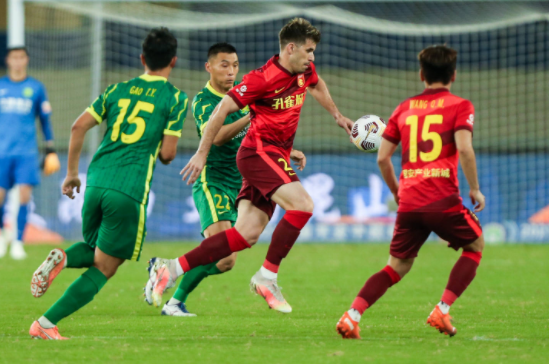 中超-河北0-0闷平国安 梅米头槌中柱幺旭辰错失单刀 中超-河北0-0闷平国安 梅米头槌中柱幺旭辰错失单刀