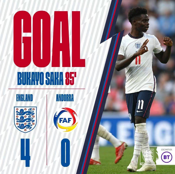 世预赛-英格兰4-0安道尔取5连胜 林加德两射一传凯恩破门 世预赛-英格兰4-0安道尔取5连胜 林加德两射一传凯恩破门