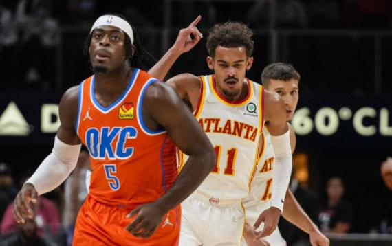 老鹰113-101轻取雷霆拿下五连胜 特雷-杨砍30+6带6人上双 老鹰113-101轻取雷霆拿下五连胜 特雷-杨砍30+6带6人上双