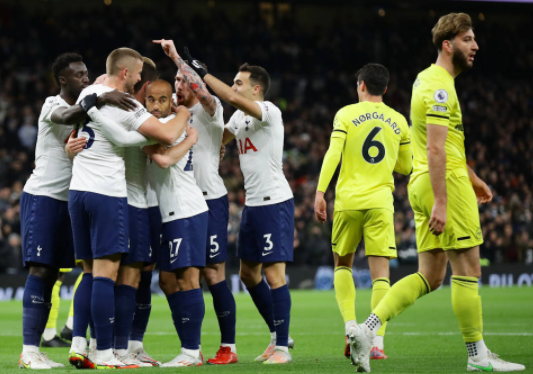 英超-热刺2-0战胜布伦特福德联赛三轮不败 孙兴慜破门+制造乌龙 英超-热刺2-0战胜布伦特福德联赛三轮不败 孙兴慜破门+制造乌龙