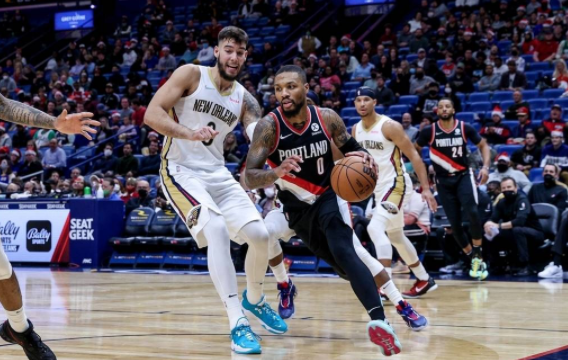 鹈鹕111-97胜开拓者 利拉德砍39+7英格拉姆28分 鹈鹕111-97胜开拓者 利拉德砍39+7英格拉姆28分