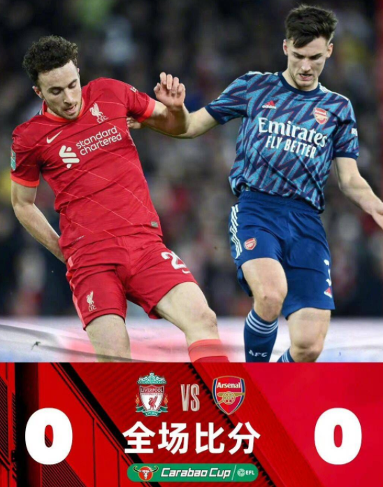 联赛杯-利物浦0-0十人阿森纳 南野拓实萨卡失良机扎卡染红 联赛杯-利物浦0-0十人阿森纳 南野拓实萨卡失良机扎卡染红