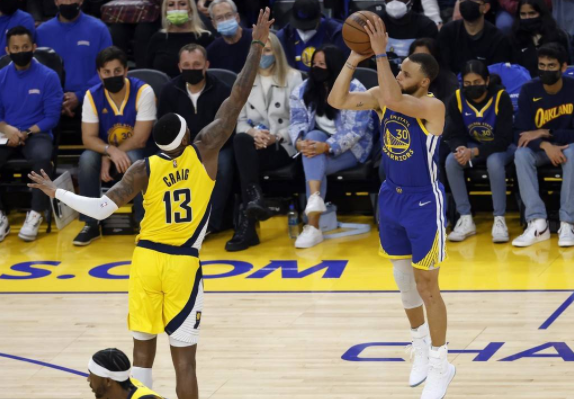 库里39+8汤神12分 杜阿尔特27分 步行者加时121-117擒勇士 库里39+8汤神12分 杜阿尔特27分 步行者加时121-117擒勇士