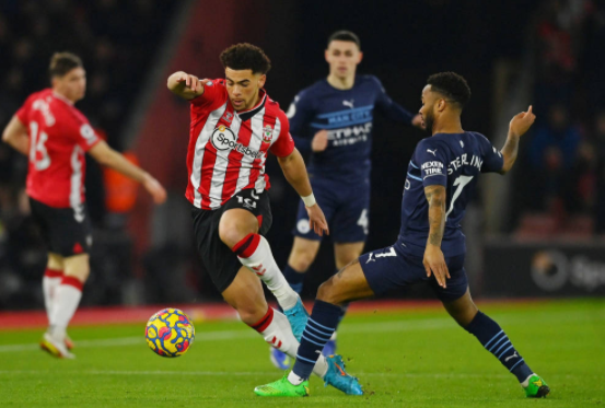 英超-曼城客场1-1战平南安普顿 拉波尔特破门斯特林失良机 英超-曼城客场1-1战平南安普顿 拉波尔特破门斯特林失良机