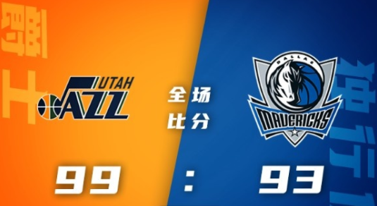 爵士99-93险胜独行侠1-0领先 米切尔32+6+6 博扬26分东契奇伤缺 爵士99-93险胜独行侠1-0领先 米切尔32+6+6 博扬26分东契奇伤缺