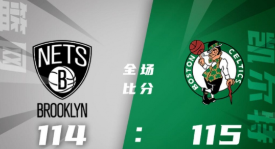 塔图姆31+8&绝杀 欧文39+6 凯尔特人115-114险胜篮网1-0领先 塔图姆31+8&绝杀 欧文39+6 凯尔特人115-114险胜篮网1-0领先