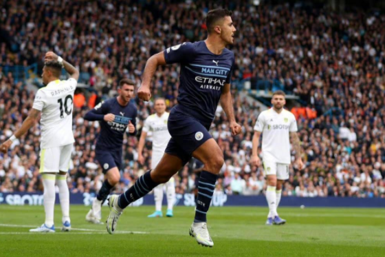 英超-曼城4-0大胜利兹1分优势领跑 罗德里建功热苏斯单刀 英超-曼城4-0大胜利兹1分优势领跑 罗德里建功热苏斯单刀