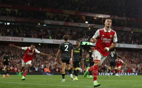 英超-热苏斯破门马丁内利制胜 阿森纳2-1维拉豪取5连胜领跑 英超-热苏斯破门马丁内利制胜 阿森纳2-1维拉豪取5连胜领跑