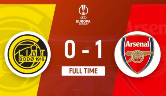 欧联杯-阿森纳1-0博多格林特三连胜领跑 洛孔加助攻萨卡破门 欧联杯-阿森纳1-0博多格林特三连胜领跑 洛孔加助攻萨卡破门