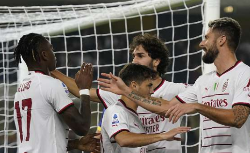 意甲-AC米兰客场2-1击败维罗纳 莱奥造乌龙托纳利建功 意甲-AC米兰客场2-1击败维罗纳 莱奥造乌龙托纳利建功