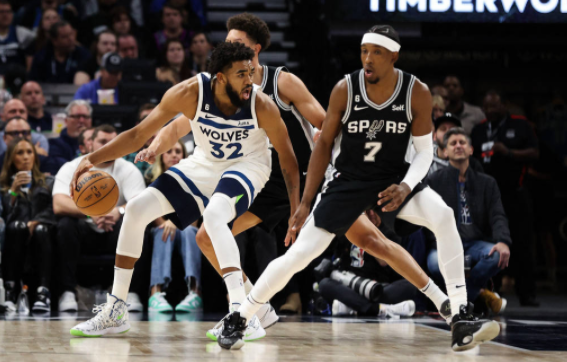 NBA-马刺115-106力克森林狼 唐斯27+11拉塞尔25分 瓦塞尔23+9+7 NBA-马刺115-106力克森林狼 唐斯27+11拉塞尔25分 瓦塞尔23+9+7