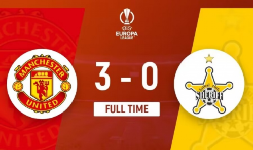 欧联-曼联3-0谢里夫锁定前二 C罗建功达洛特拉什福德破门 欧联-曼联3-0谢里夫锁定前二 C罗建功达洛特拉什福德破门