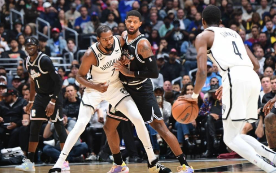 NBA-篮网110-95力克快船 杜兰特27+6乔治17分 小库里末节4记三分 NBA-篮网110-95力克快船 杜兰特27+6乔治17分 小库里末节4记三分