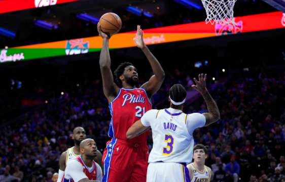 NBA-费城加时133-122击败湖人 詹姆斯低迷哈登28+12 恩比德38+12+5 NBA-费城加时133-122击败湖人 詹姆斯低迷哈登28+12 恩比德38+12+5