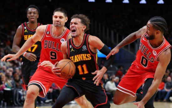 NBA-公牛110-108险胜老鹰 道苏姆压哨绝杀吹杨空砍34分 NBA-公牛110-108险胜老鹰 道苏姆压哨绝杀吹杨空砍34分