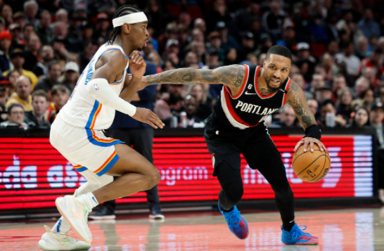 亚历山大44+7利拉德空砍38分 雷霆末节爆发138-129胜开拓者 亚历山大44+7利拉德空砍38分 雷霆末节爆发138-129胜开拓者