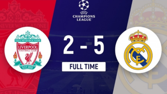 欧冠-利物浦2-5惨负皇马 双方门将送礼小熊本泽马均双响 欧冠-利物浦2-5惨负皇马 双方门将送礼小熊本泽马均双响