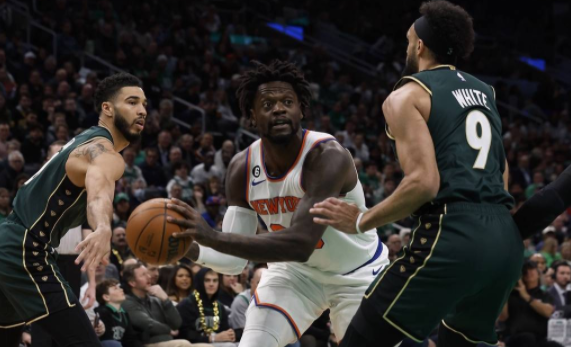 尼克斯双加时131-129胜绿军豪取九连胜 奎克利新高38分 塔图姆40+11 尼克斯双加时131-129胜绿军豪取九连胜 奎克利新高38分 塔图姆40+11