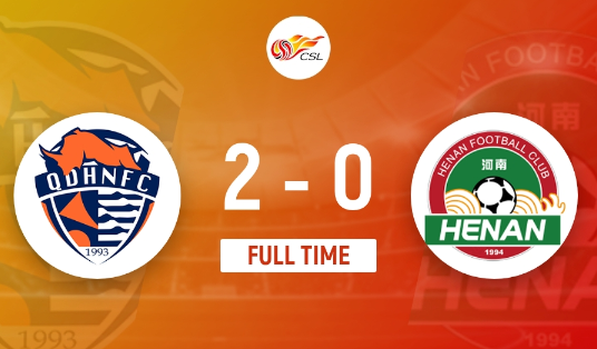 中超-青岛海牛2-0送河南四连败!萨里奇福布斯建功助青岛2连胜 中超-青岛海牛2-0送河南四连败!萨里奇福布斯建功助青岛2连胜