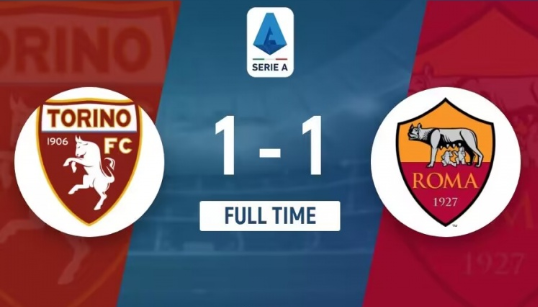 意甲-都灵1-1战平罗马 卢卡库抽射建功,萨帕塔头球扳平 意甲-都灵1-1战平罗马 卢卡库抽射建功,萨帕塔头球扳平