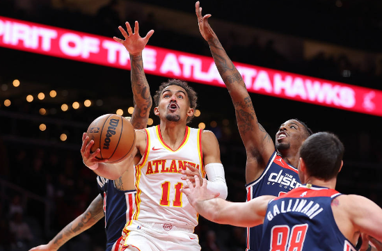 穆雷24+8吹杨两双 库兹马25分 奇才121-130不敌老鹰 穆雷24+8吹杨两双 库兹马25分 奇才121-130不敌老鹰