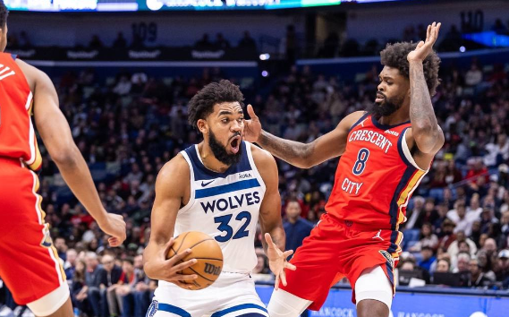 唐斯17+12锡安36分 麦科勒姆23分鹈鹕121-107力克森林狼 唐斯17+12锡安36分 麦科勒姆23分鹈鹕121-107力克森林狼