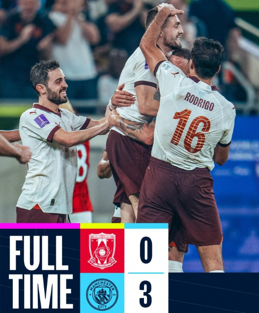 世俱杯-曼城3-0击败浦和红钻进世俱杯决赛,B席破门 世俱杯-曼城3-0击败浦和红钻进世俱杯决赛,B席破门