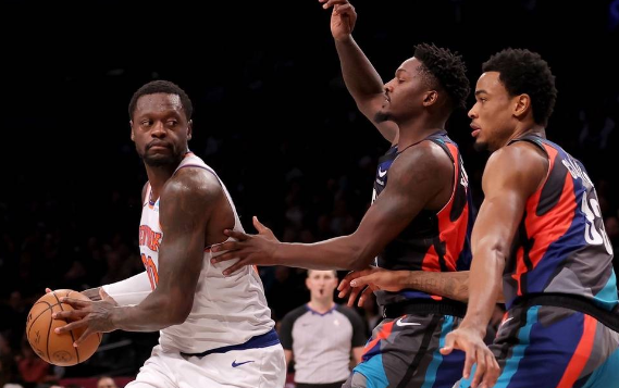 兰德尔26+7 迪文岑佐23+8 托马斯20+5 尼克斯121-102轻取篮网 兰德尔26+7 迪文岑佐23+8 托马斯20+5 尼克斯121-102轻取篮网