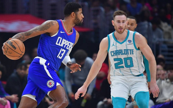 哈登29+6+8乔治25分 布里奇斯两双黄蜂104-113不敌快船 哈登29+6+8乔治25分 布里奇斯两双黄蜂104-113不敌快船