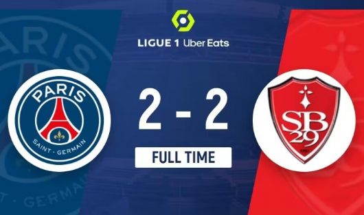 法甲-巴黎连丢2球2-2战平布雷斯特 阿森西奥破门穆阿尼建功 法甲-巴黎连丢2球2-2战平布雷斯特 阿森西奥破门穆阿尼建功