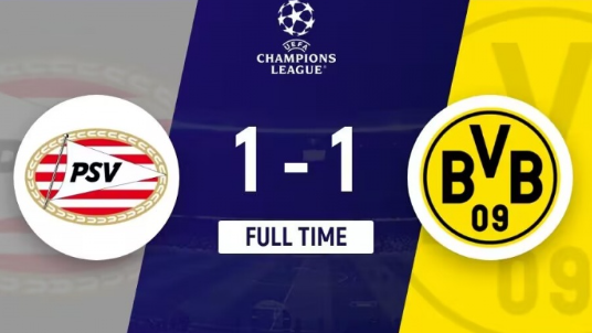 欧冠-多特首回合1-1战平埃因霍温 马伦破门胡梅尔斯送点 欧冠-多特首回合1-1战平埃因霍温 马伦破门胡梅尔斯送点