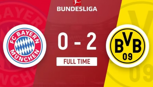 德甲-拜仁主场0-2负多特,雷尔森破门,凯恩破门无效 德甲-拜仁主场0-2负多特,雷尔森破门,凯恩破门无效