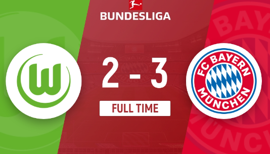 德甲-拜仁3-2战胜狼堡，格纳布里绝杀，穆勒里程碑