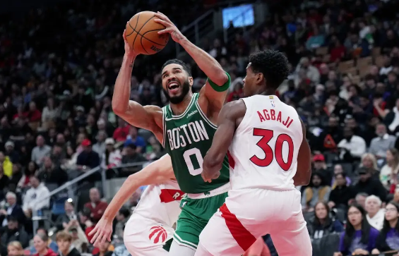 塔图姆24+8怀特23分 巴恩斯准三双 猛龙1分险胜绿军 塔图姆24+8怀特23分 巴恩斯准三双 猛龙1分险胜绿军