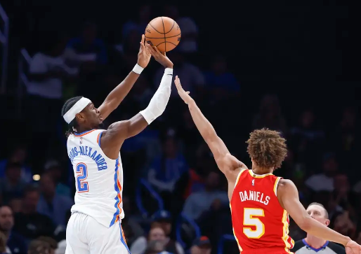 巴夫金31分特雷-杨缺阵 亚历山大划水6分 雷霆胜老鹰