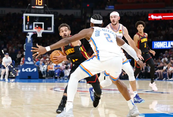 SGA35+11+9 切特25+9+6帽 杨24分10失误 雷霆击落老鹰取3连胜