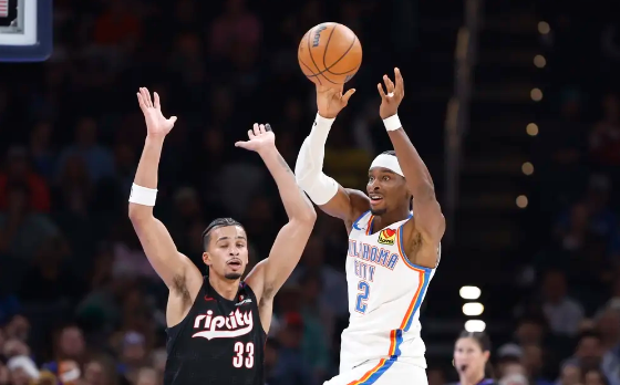 杰伦威30+8+7 哈滕复出13+14 夏普21分 雷霆胜开拓者止连败 杰伦威30+8+7 哈滕复出13+14 夏普21分 雷霆胜开拓者止连败