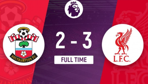 英超-南安普顿主场2-3负利物浦，萨拉赫双响，索博破门
